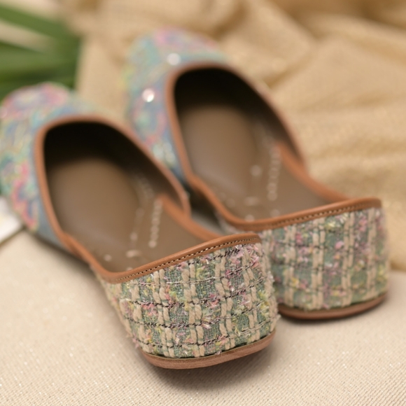 Rajasthani Handmade Genuine Leather ballet flats - Picture 2 of 3